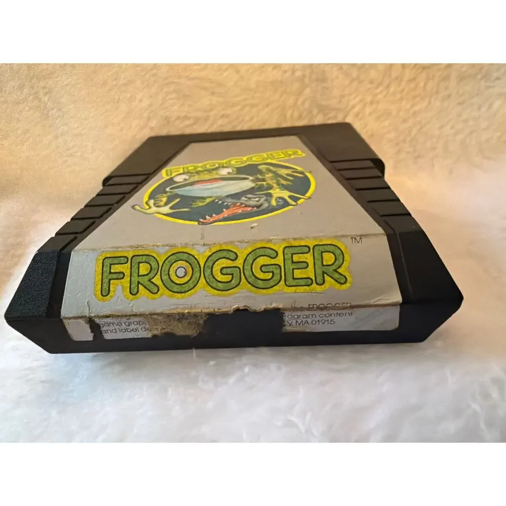 Vintage Frogger Atari 2600 Parker Brothers Video Game Cartridge